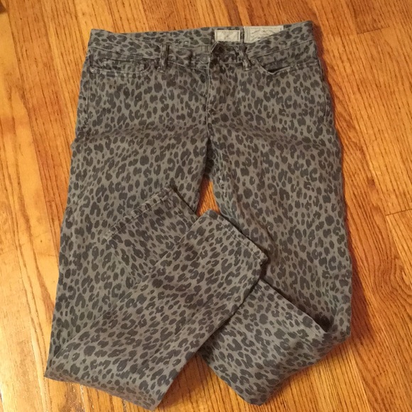 All Saints Denim - All saints 26 Ashby leopard print jeans like new